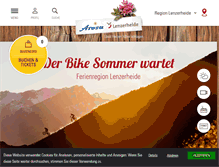 Tablet Screenshot of lenzerheide.com